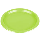 Kiwi Green Round Paper Plates - 10" (20 Pc) - Perfect for Parties, Picnics, & Everyday Meals